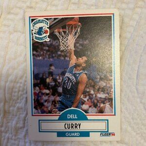 Dell Curry Charlotte Hornets Card